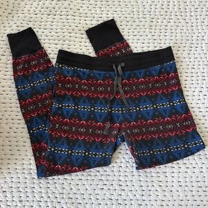 Eddie Bauer Waffle Fair Isle Joggers
